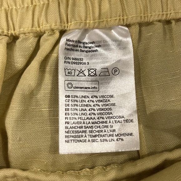 H&M Linen Skort size m - Picture 9 of 10